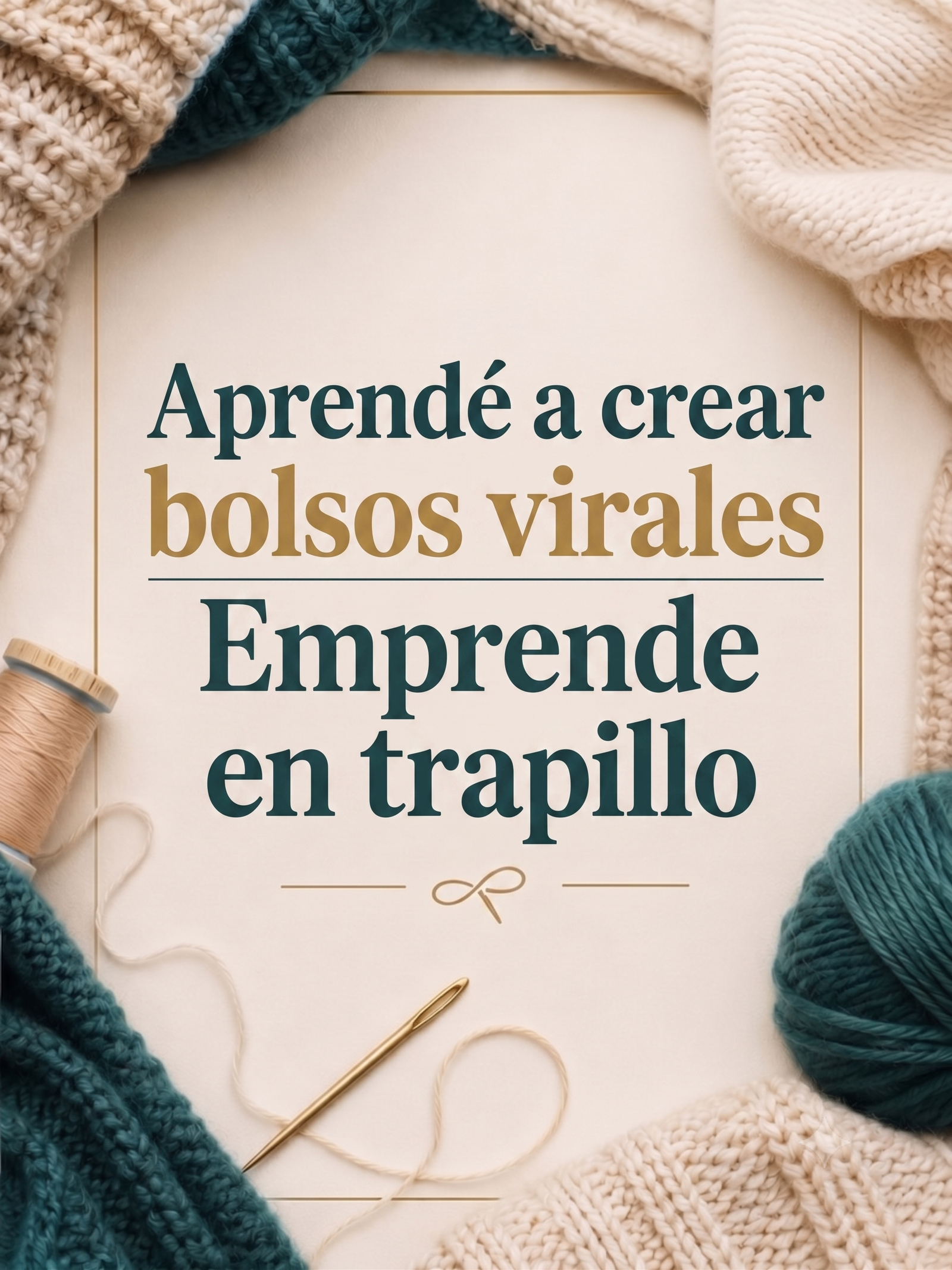 Bono 3: Aprendé a crear bolsos virales en trapillo